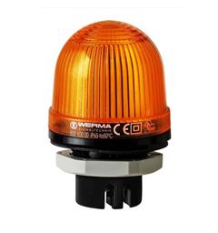 Permanent Beacon 815 iø37 2:AMBER for Bulb B15d IP65 Panel Mount